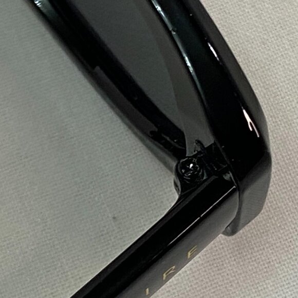 AIRE Affinity Oval Sunglasses Black Frame Smoke Mono Lens Unisex NWOT - Picture 3 of 11